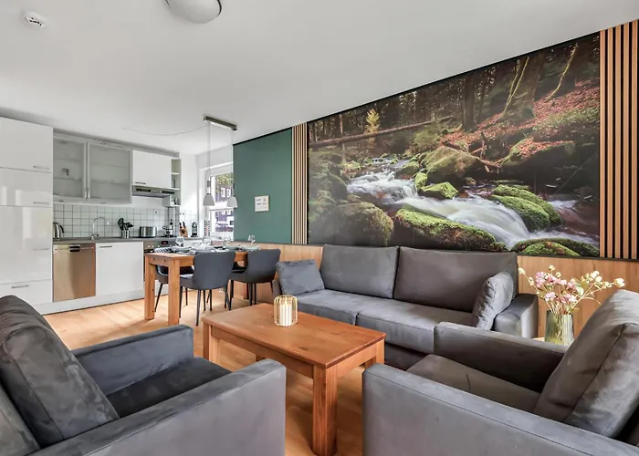 公寓 Stanma - Naturpartments Am Fluss Mit Sauna Und Bergblick